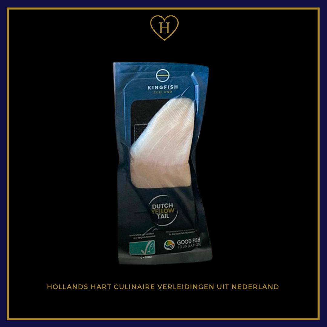Onze Dutch Yellowtail is een hoogwaardige vis die als sashimi kan worden bereid of kan worden gegrild of gerookt. Bovendien wordt de vis door de Good Fish Foundation aanbevolen als ‘groene keuze’: een uitstekend en duurzaam alternatief. De vis is nu het hele jaar door in Nederland beschikbaar als versproduct.